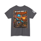 FUCK A DUCK BAND — Design #4 | My Other Hobby Is Freedom Back Graphic Tee