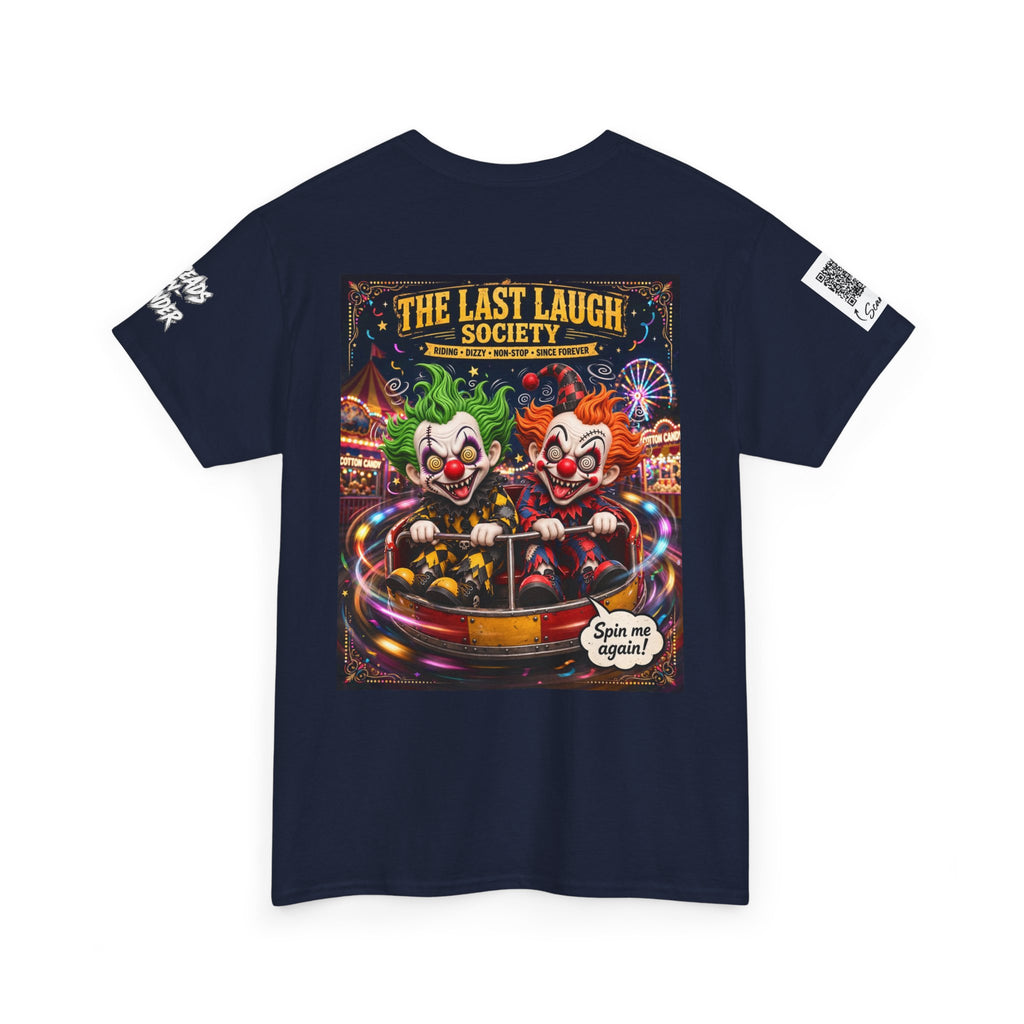 The Last Laugh Society Tee #139 — Carnival Clown Horror Graphic T-Shirt