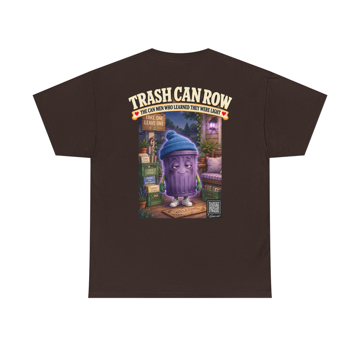 Trash Can Row Tee #7