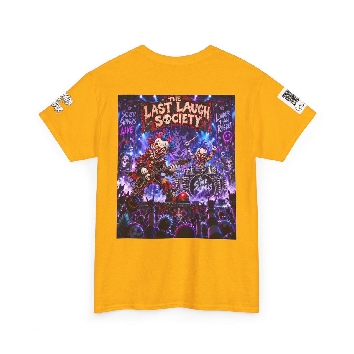 The Last Laugh Society Tee #133 — Carnival Clown Horror Graphic T-Shirt