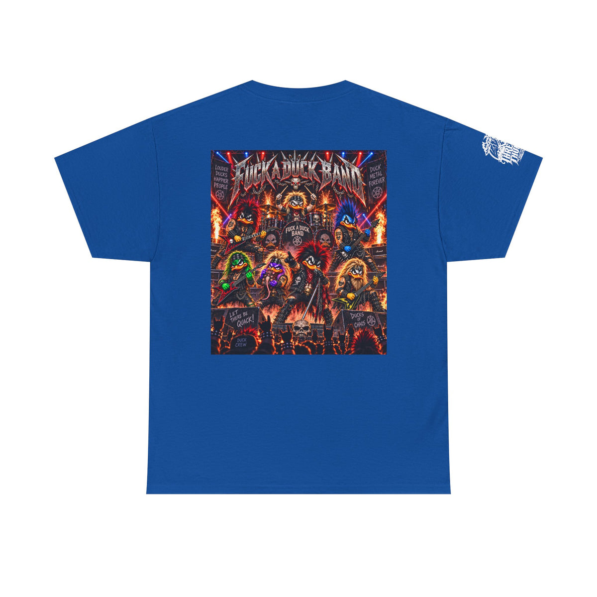 FUCK A DUCK BAND — Heavy Metal Monster Show Back Graphic Tee