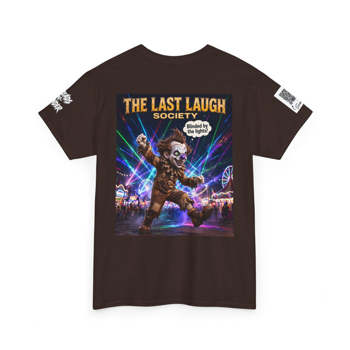 The Last Laugh Society Tee #103 — Carnival Clown Horror Graphic T-Shirt