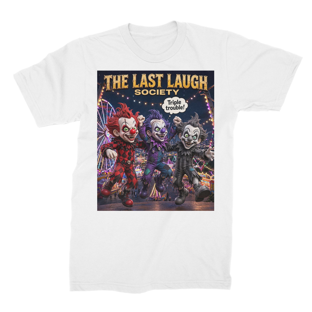 The Last Laugh Society Premium Jersey Adult T-Shirt