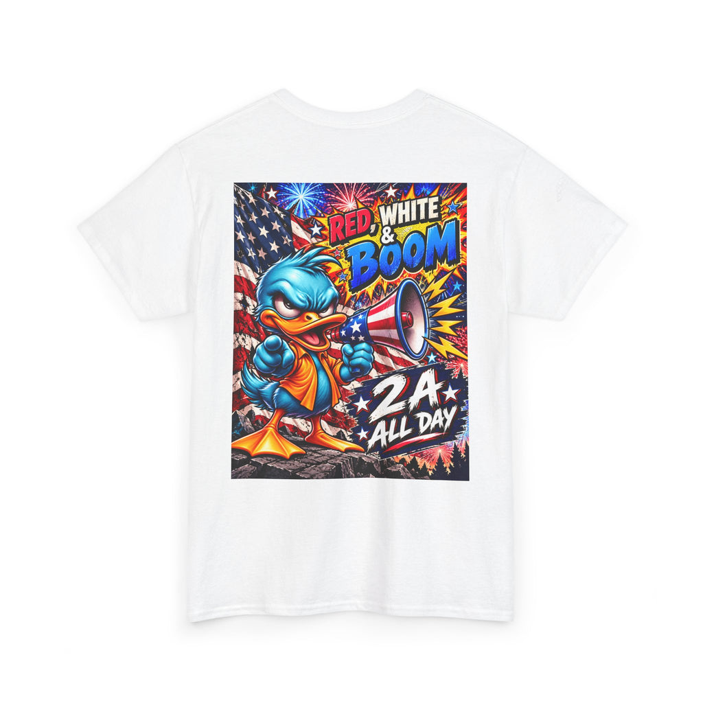 Red, White & Boom Patriotic Duck Back Graphic Tee