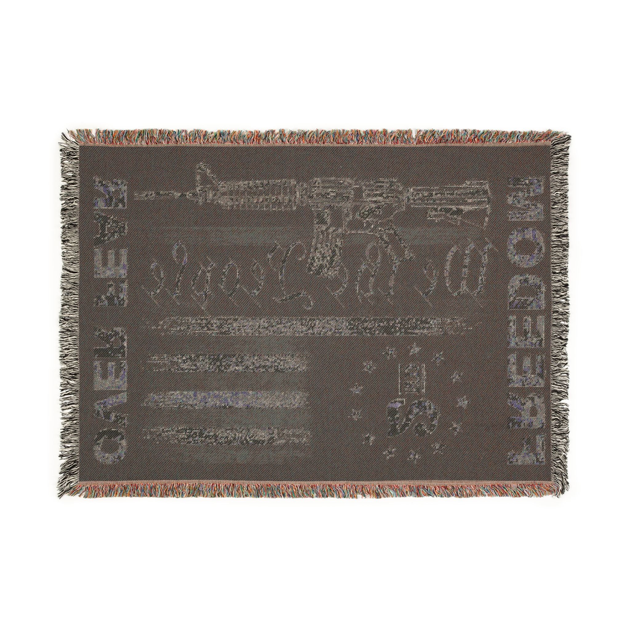 Freedom Over Fear Woven Blanket — "We The People" 2A Flag Throw