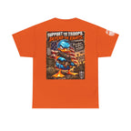Support the Troops, Defend the Rights Back Graphic Tee