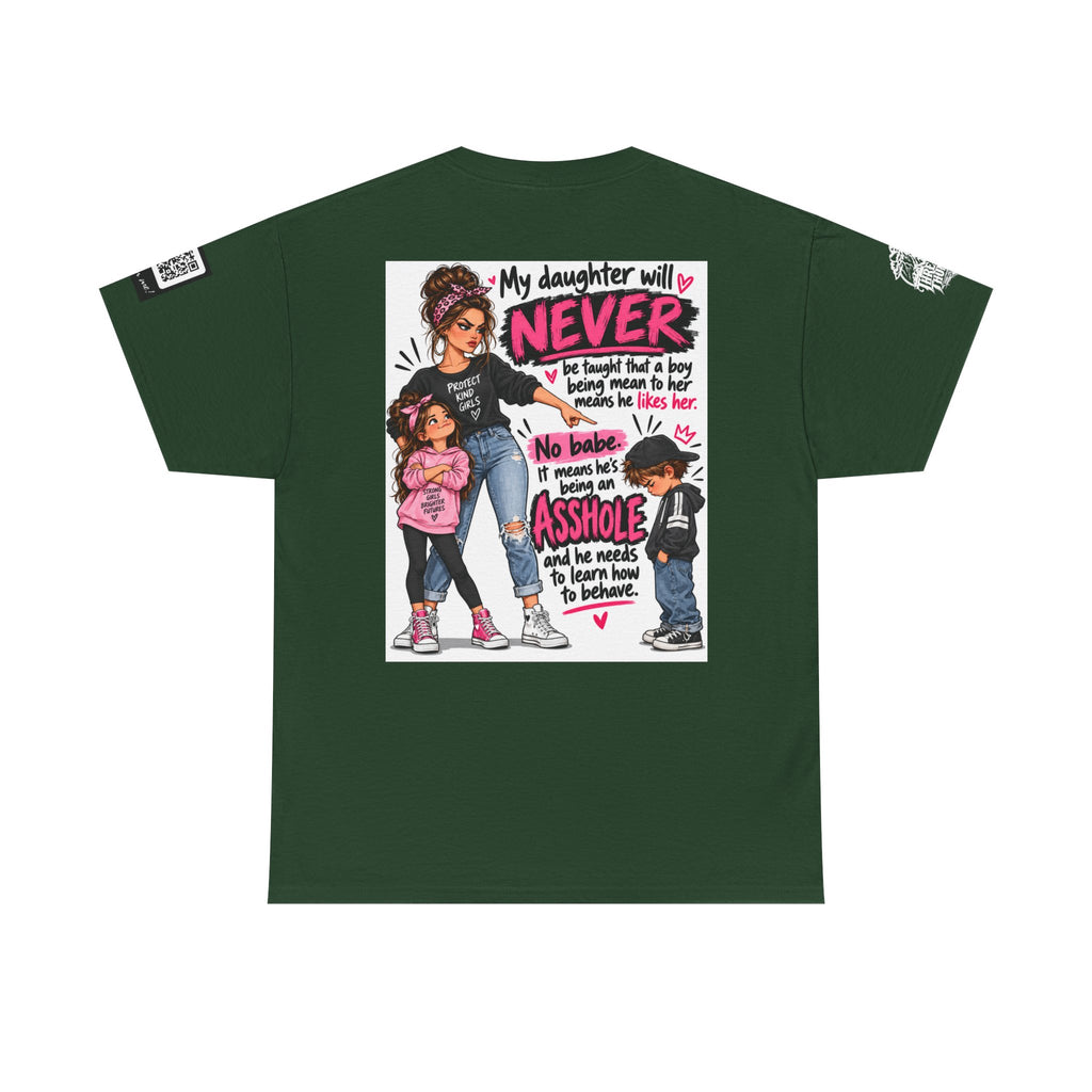 Mean Boys Are Assholes — Protective Mom Back Graphic Tee