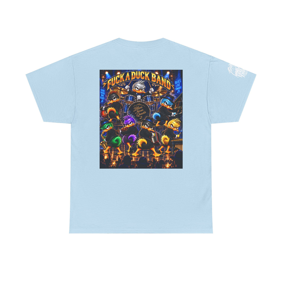 FUCK A DUCK BAND — Backstage Quack Crew Back Graphic Tee