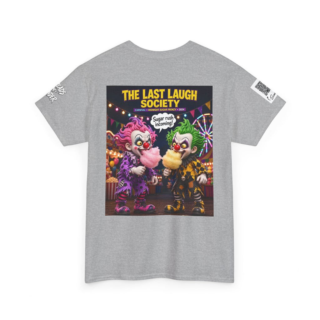 The Last Laugh Society Tee #129 — Carnival Clown Horror Graphic T-Shirt