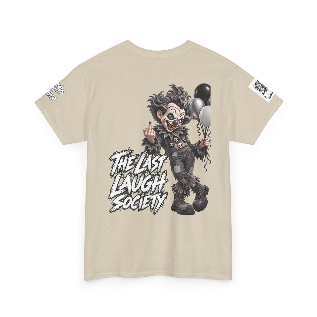 The Last Laugh Society Tee #119 — Carnival Clown Horror Graphic T-Shirt