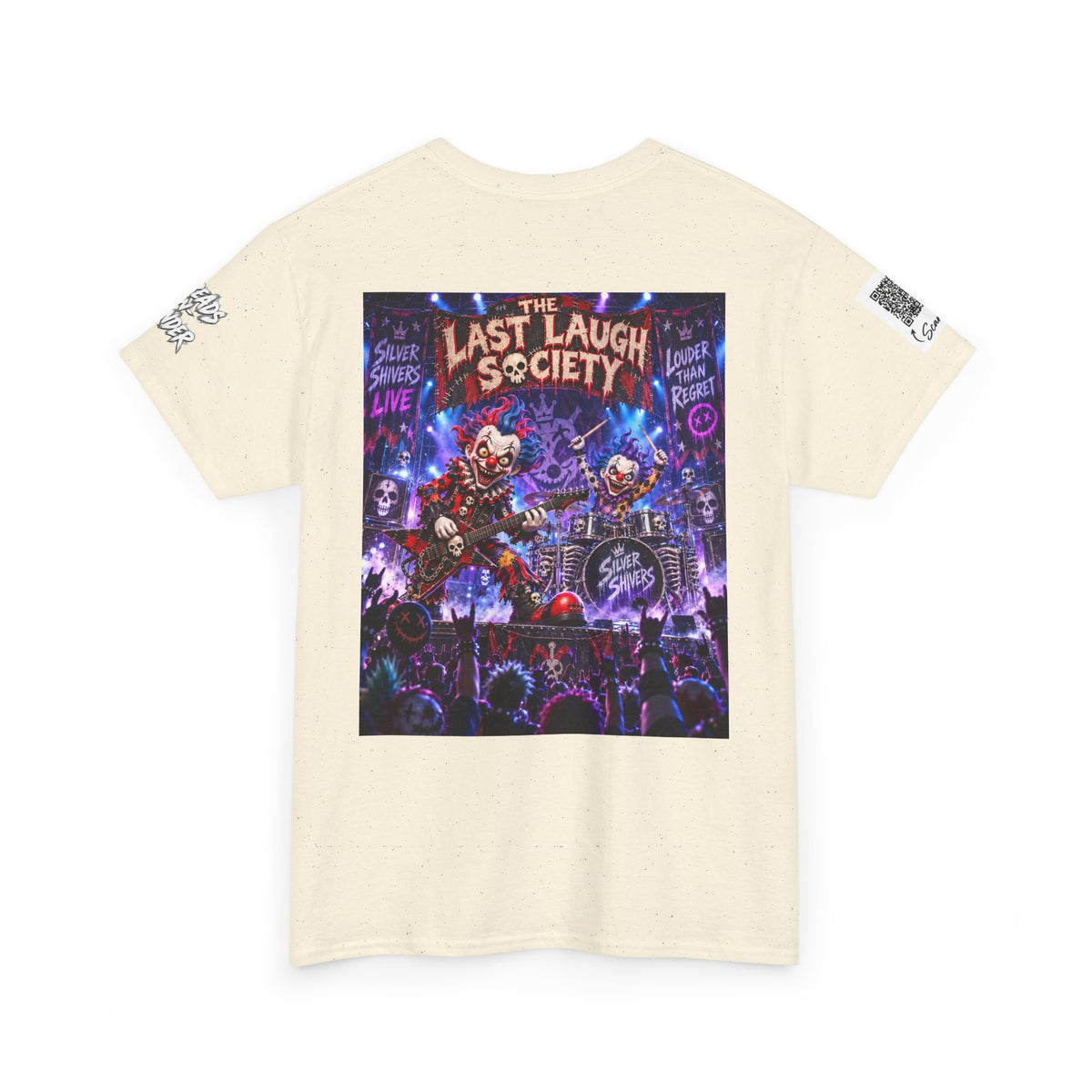 The Last Laugh Society Tee #133 — Carnival Clown Horror Graphic T-Shirt