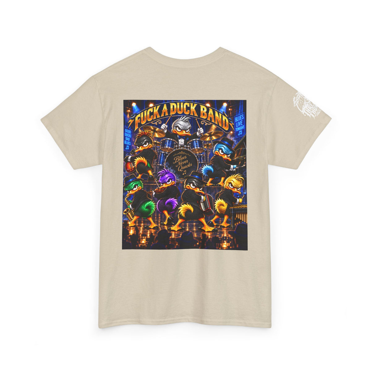 FUCK A DUCK BAND — Backstage Quack Crew Back Graphic Tee