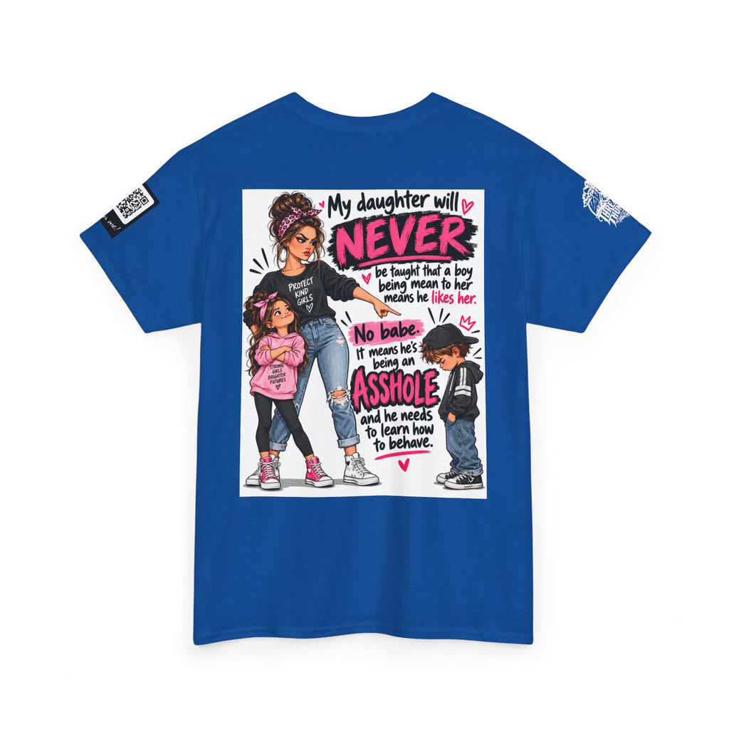Mean Boys Are Assholes — Protective Mom Back Graphic Tee