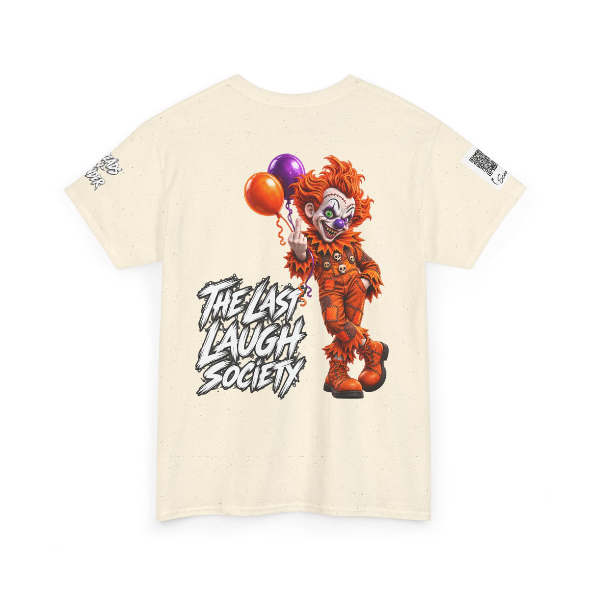 The Last Laugh Society Tee #127 — Carnival Clown Horror Graphic T-Shirt
