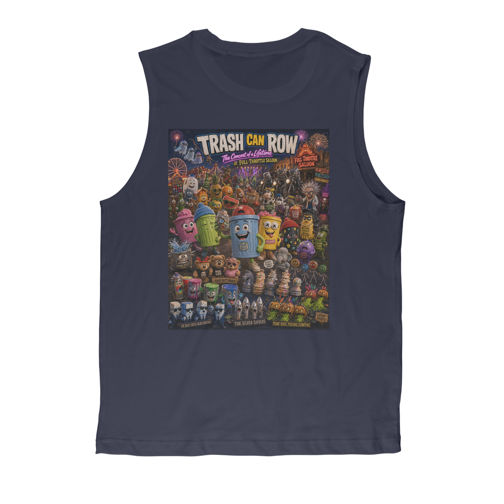 Trash Can Row: Concert for a Lifetime – Premium Adult Muscle Top