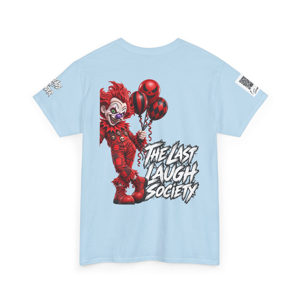 The Last Laugh Society Tee #126 — Carnival Clown Horror Graphic T-Shirt