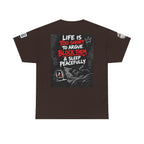 Life Is Too Short to Argue — Block Them & Sleep Back Graphic Tee