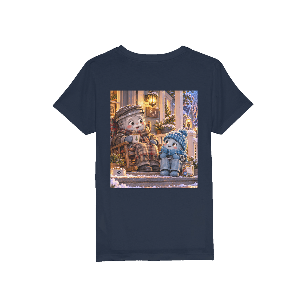Trash Can Row Organic Jersey Kids T-Shirt