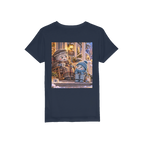 Trash Can Row Organic Jersey Kids T-Shirt