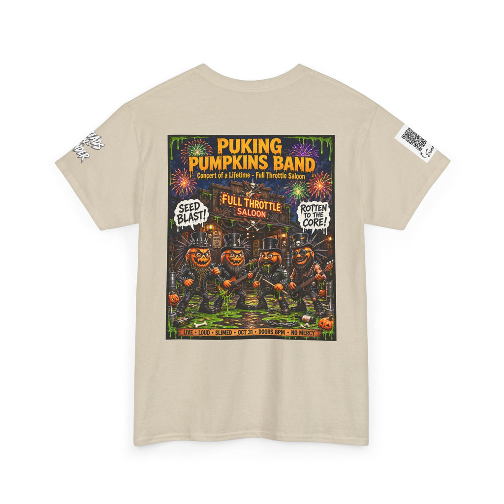 The Puking Pumpkins Band #6 — Concert of Life - Horror Graphic T-Shirt