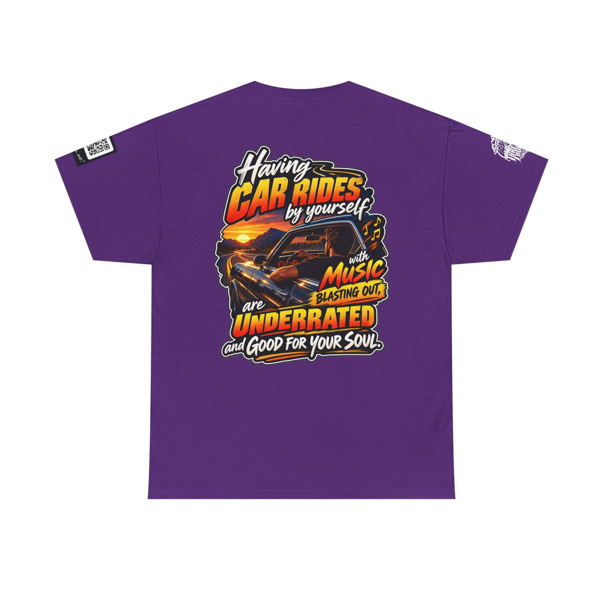 Solo Car Rides With Music Are Good for the Soul Back Graphic Tee