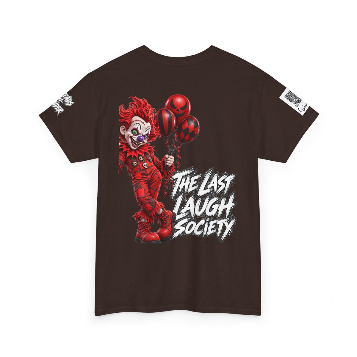 The Last Laugh Society Tee #126 — Carnival Clown Horror Graphic T-Shirt