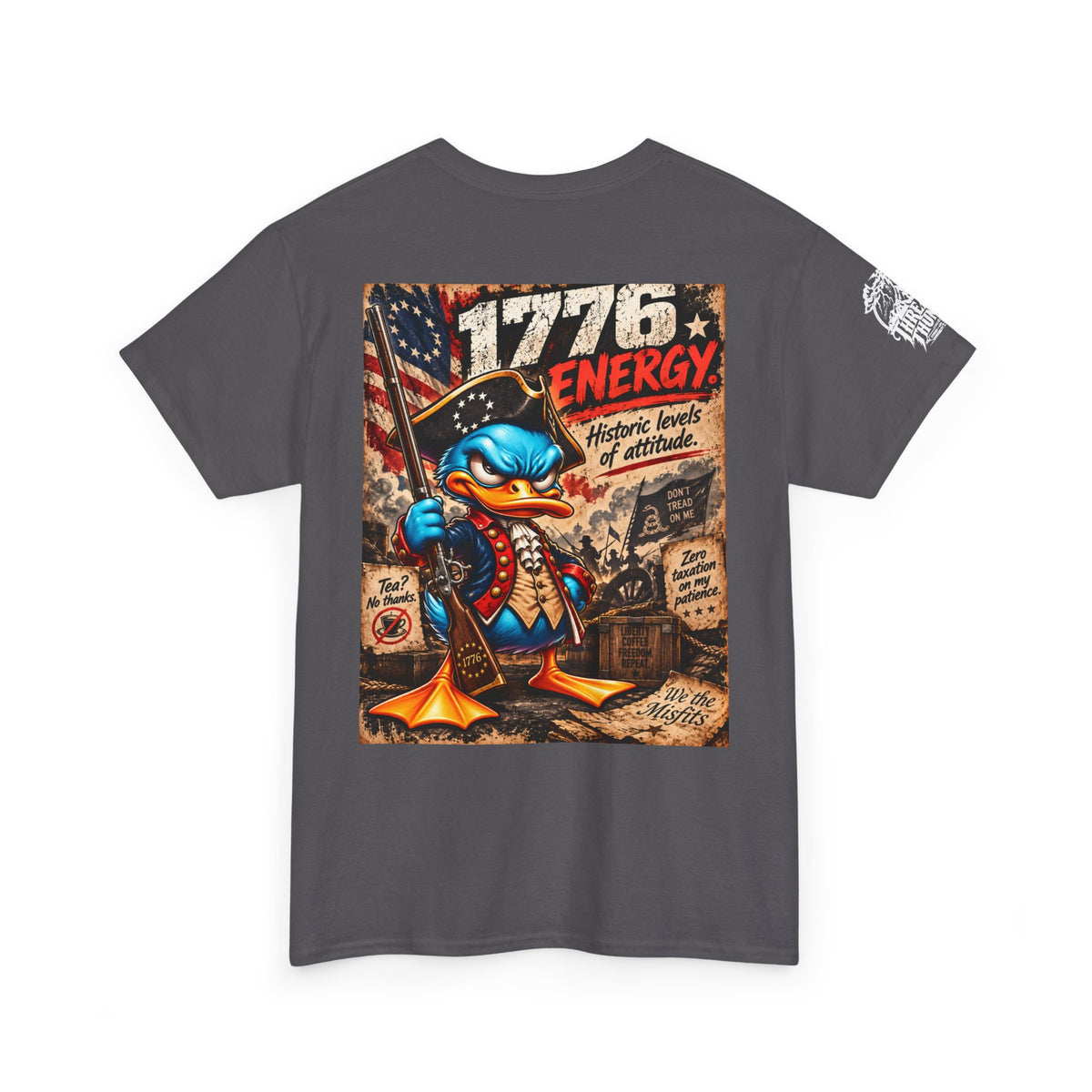 FUCK A DUCK BAND — Design #6 | Support the Troops, Defend the Rights Back Graphic Tee