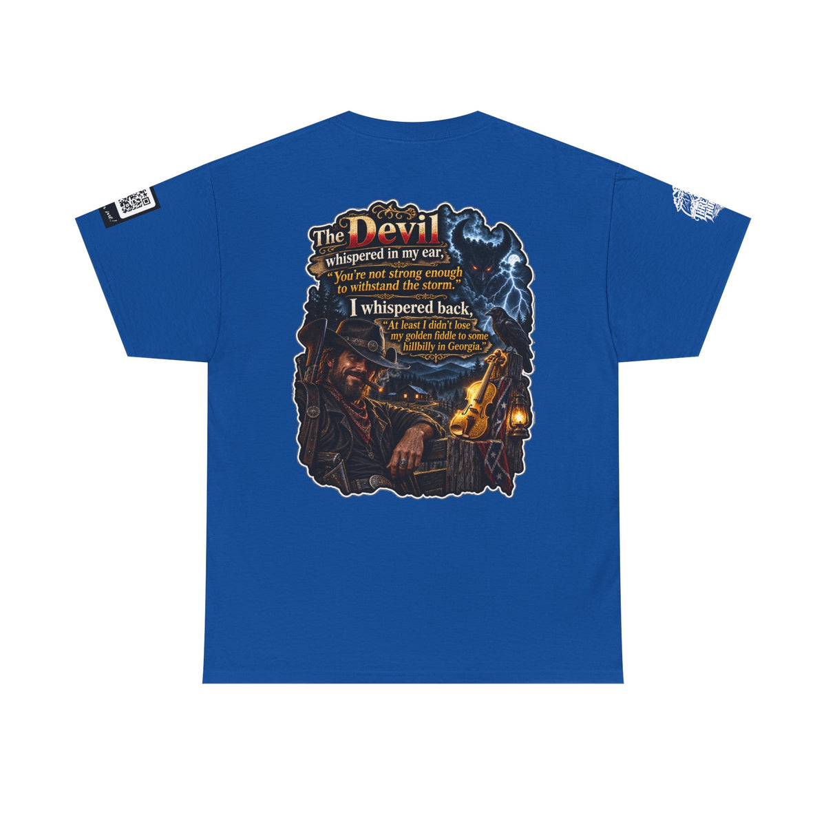 The Devil Whispered About the Storm — Georgia Hillbilly Back Graphic Tee