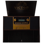 Victor Boyleston 7-in-1 3-Speed Turntable Music Center Espresso -  Refurbished