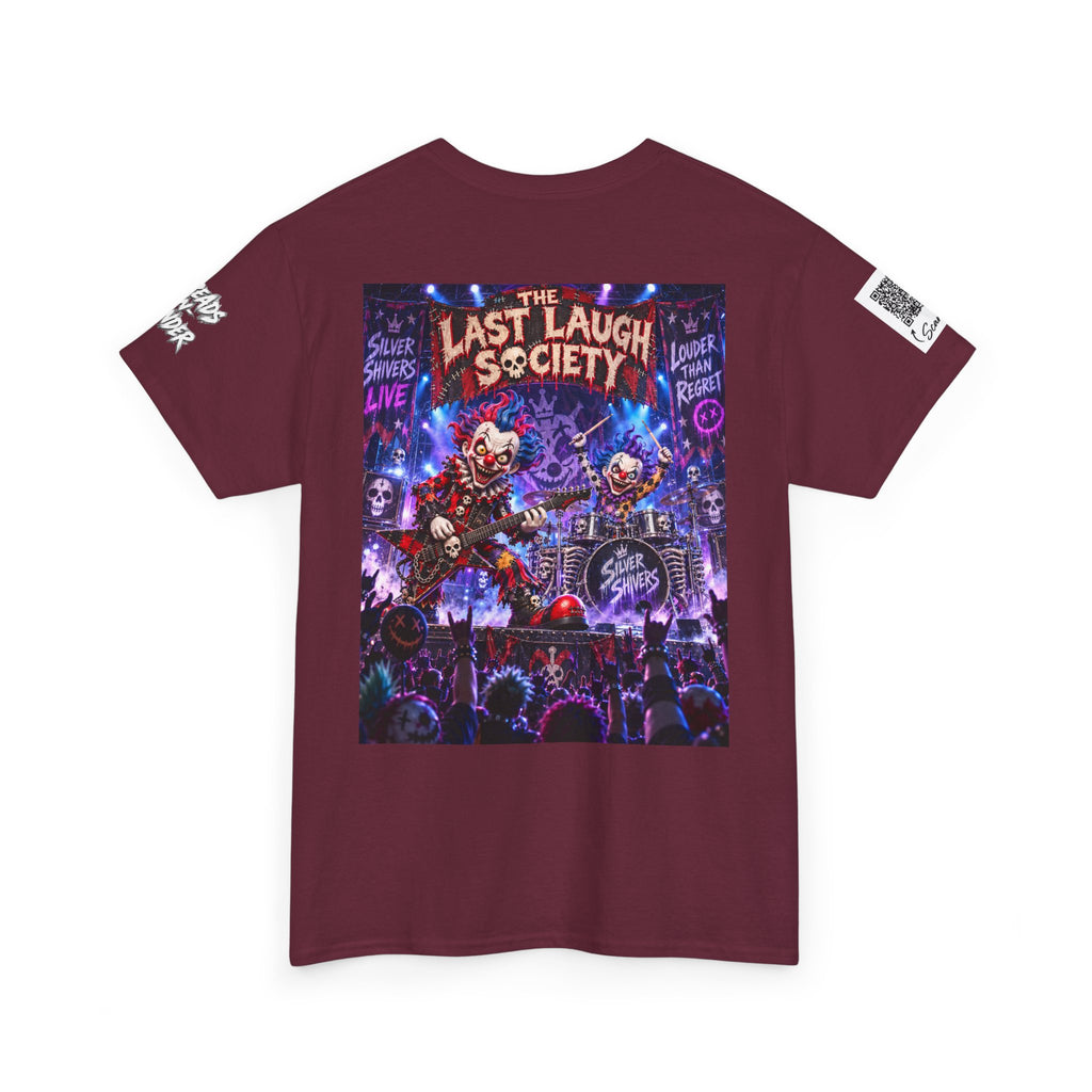 The Last Laugh Society Tee #123 — Carnival Clown Horror Graphic T-Shirt