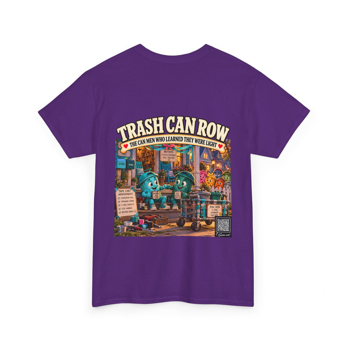 Trash Can Row Tee #1