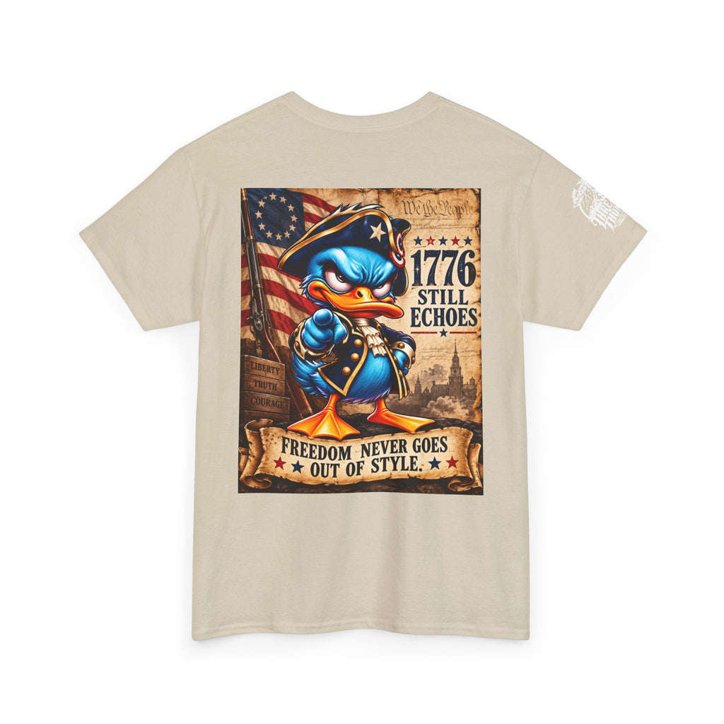 1776 Still Echoes — Freedom Never Goes Out of Style Back Graphic Tee
