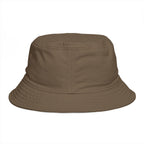 Bucket Hat - Red Liesbovt Homeland Security Skull Logo