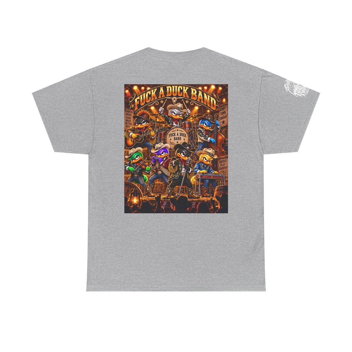 FUCK A DUCK BAND — Country Quack Concert Back Graphic Tee