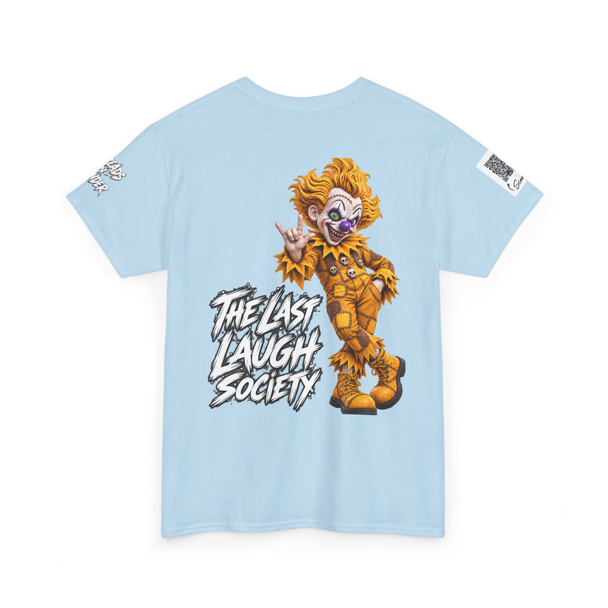 Copy of The Last Laugh Society Tee #119 — Carnival Clown Horror Graphic T-Shirt