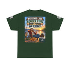 Weekends Last Longer When You Start Fishing Friday Back Graphic Tee