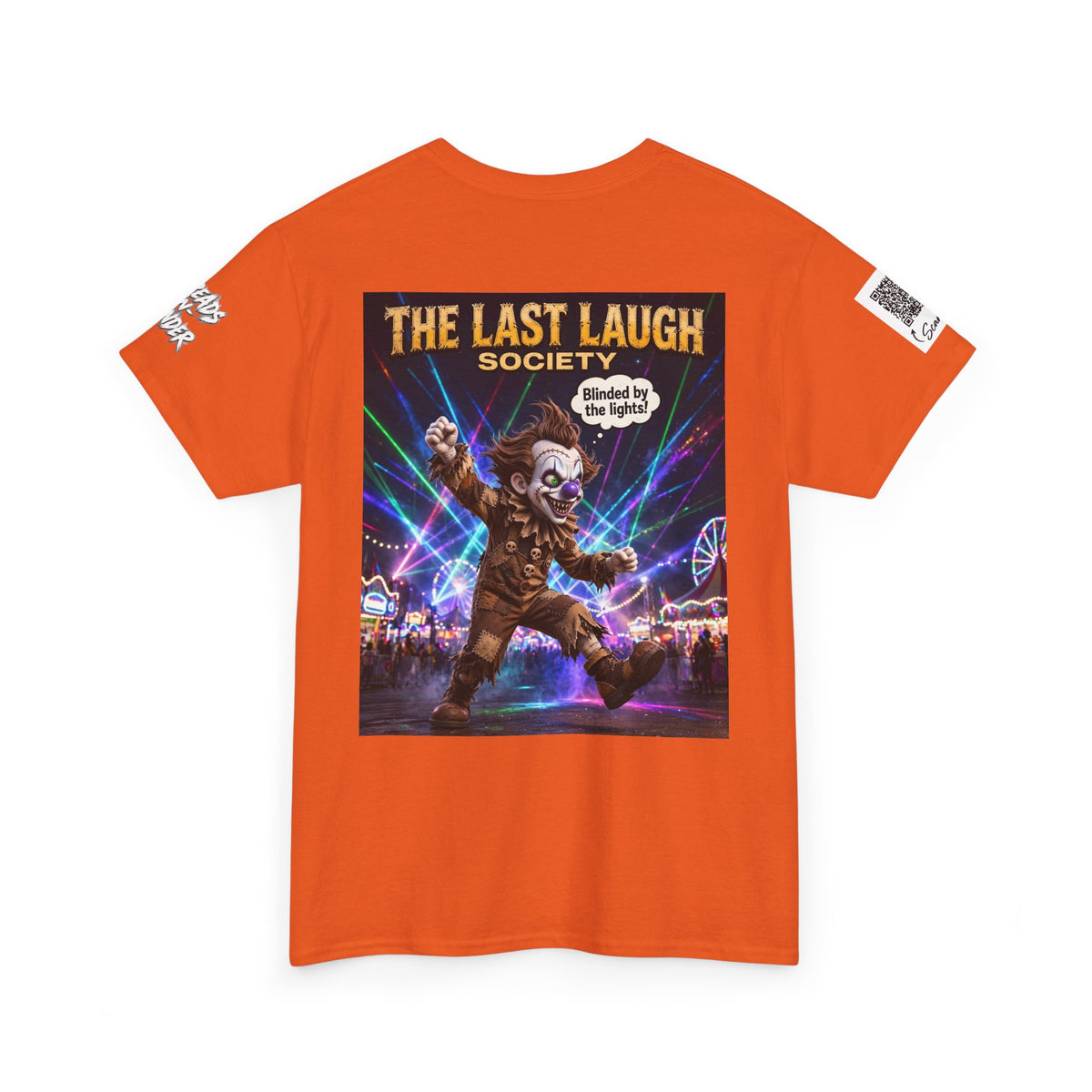 The Last Laugh Society Tee #103 — Carnival Clown Horror Graphic T-Shirt