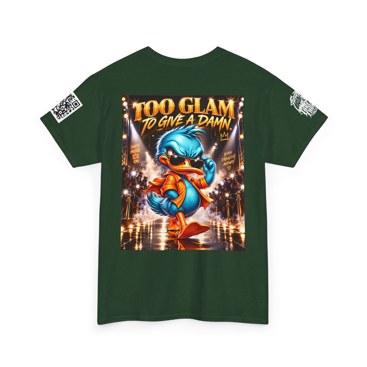 Too Glam to Give a Damn Back Graphic Tee