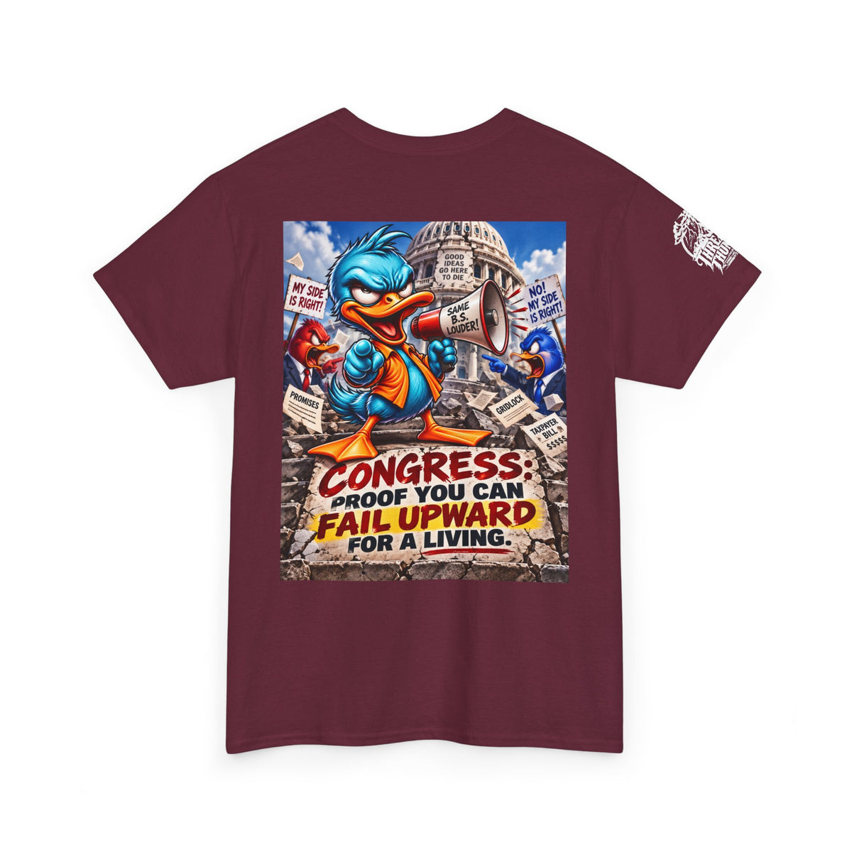 Congress — Proof You Can Fail Upward for a Living Back Graphic Tee