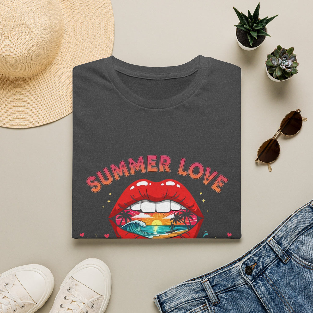 T-Shirt - Vintage Sunrise 'Some People Are Like Sunrises' Graphic Tee