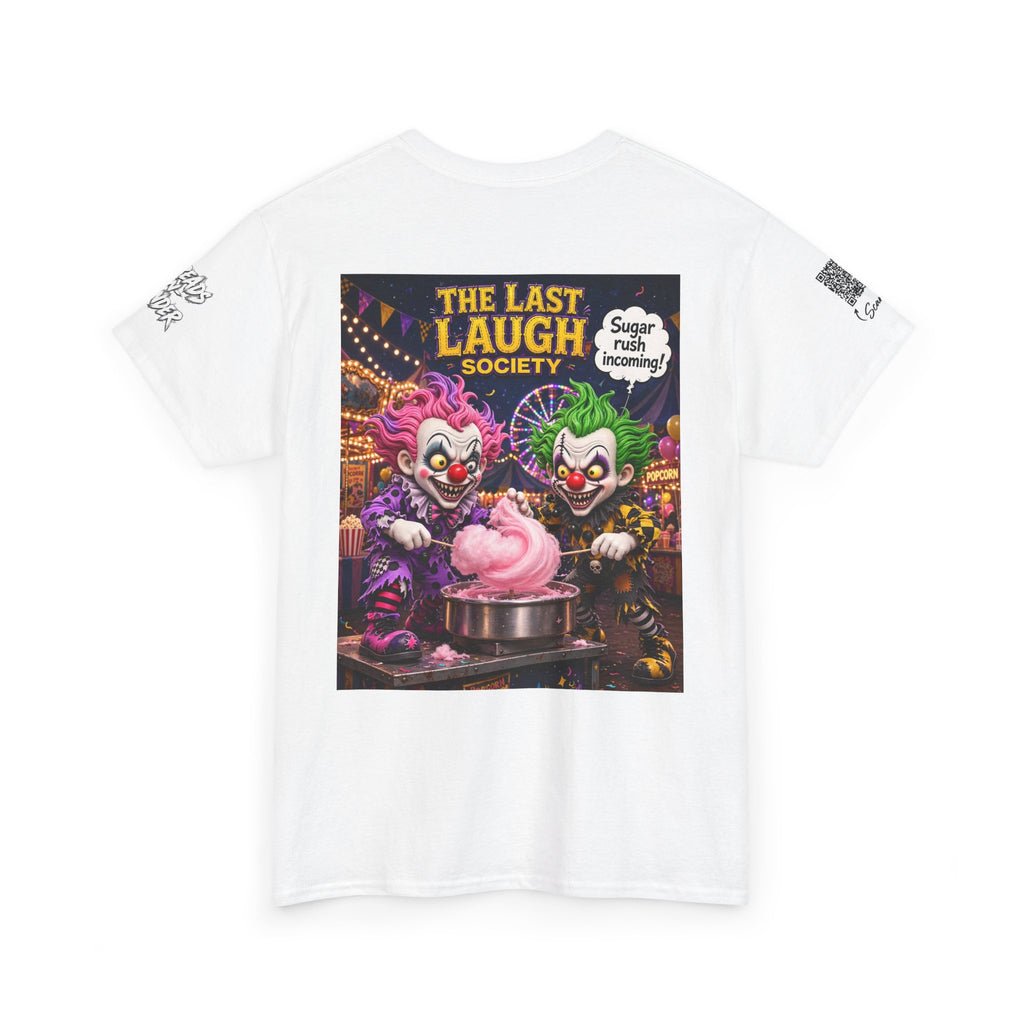 The Last Laugh Society Tee #134 — Carnival Clown Horror Graphic T-Shirt