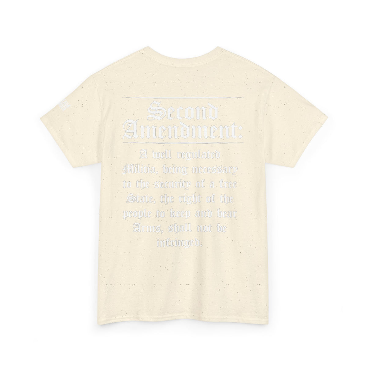 Second Amendment T-Shirt — Constitution Quote Flag Tee