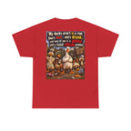 Funny Goose T-Shirt — "My Ducks Aren't in a Row" Humorous Farm Animal Tee