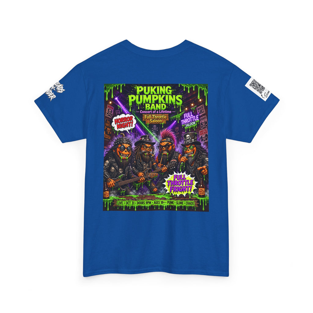 The Puking Pumpkins Band #7 — Concert of Life - Horror Graphic T-Shirt