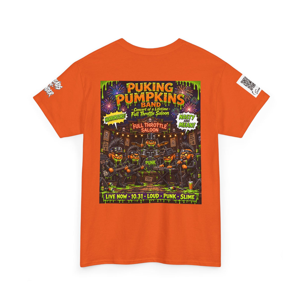 The Puking Pumpkins Punks #2 — Concert of Life - Horror Graphic T-Shirt