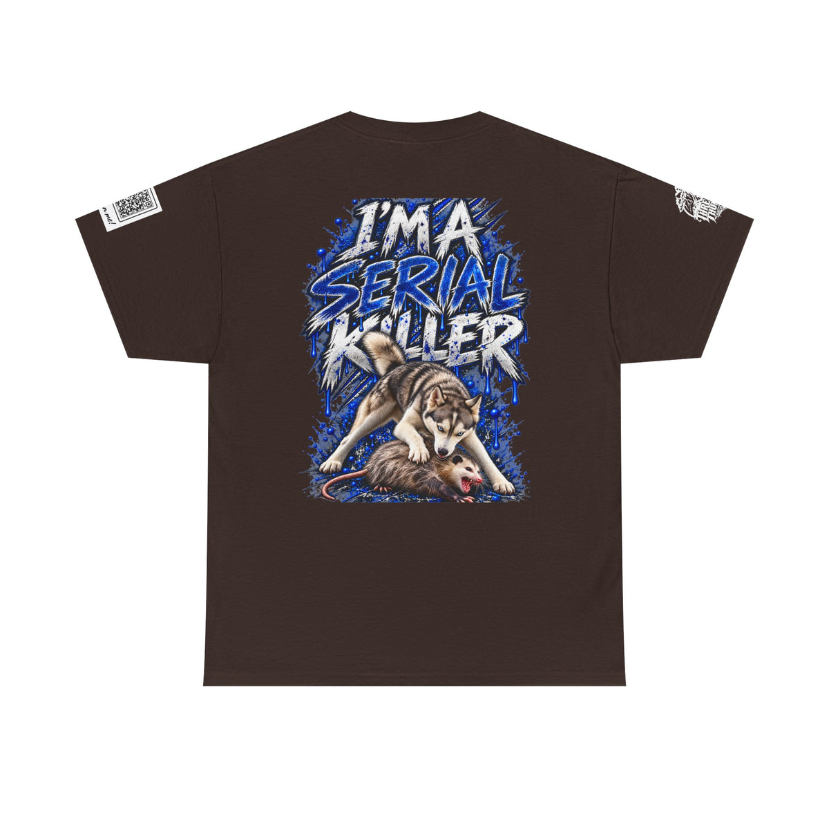 T-Shirt — "I'm A Serial Killer" Wolf Graphic Tee