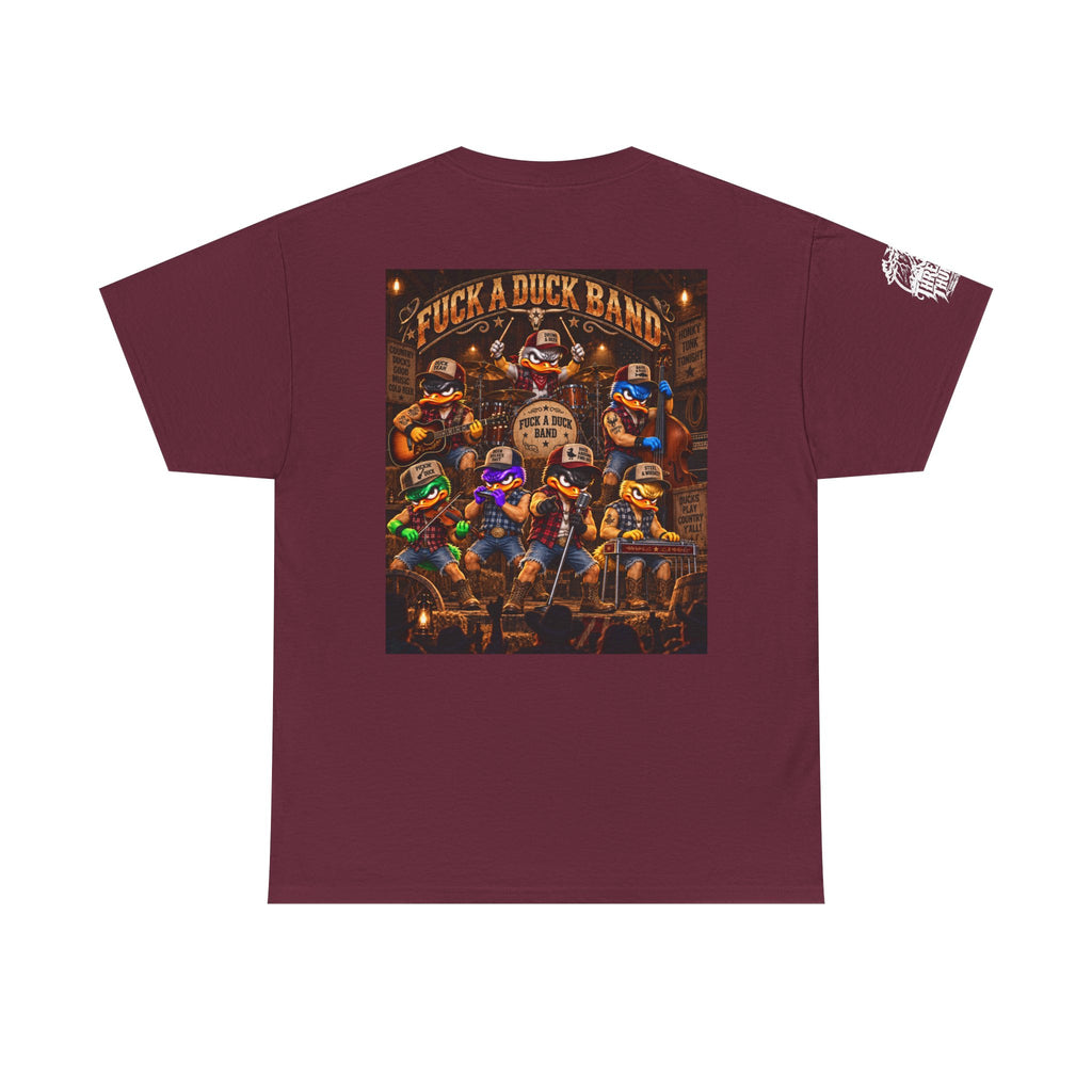 FUCK A DUCK BAND — Honky-Tonk Duck Band Back Graphic Tee