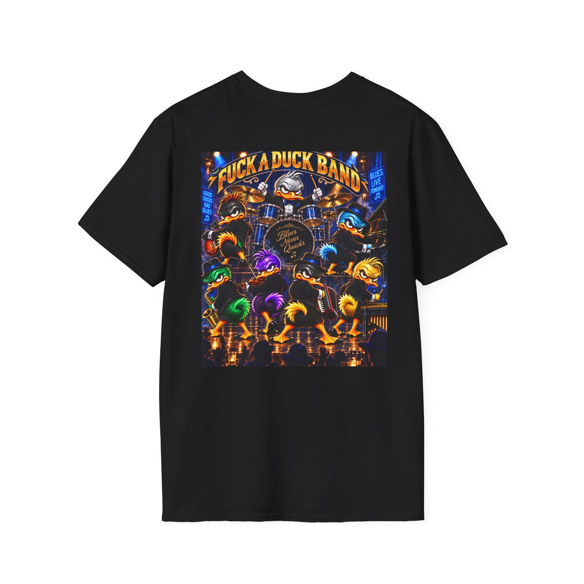 FUCK A DUCK BAND — Heavy Metal Duck Band Tee