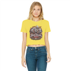 The Silver Shivers Band Classic Women's Cropped Raw Edge T-Shirt