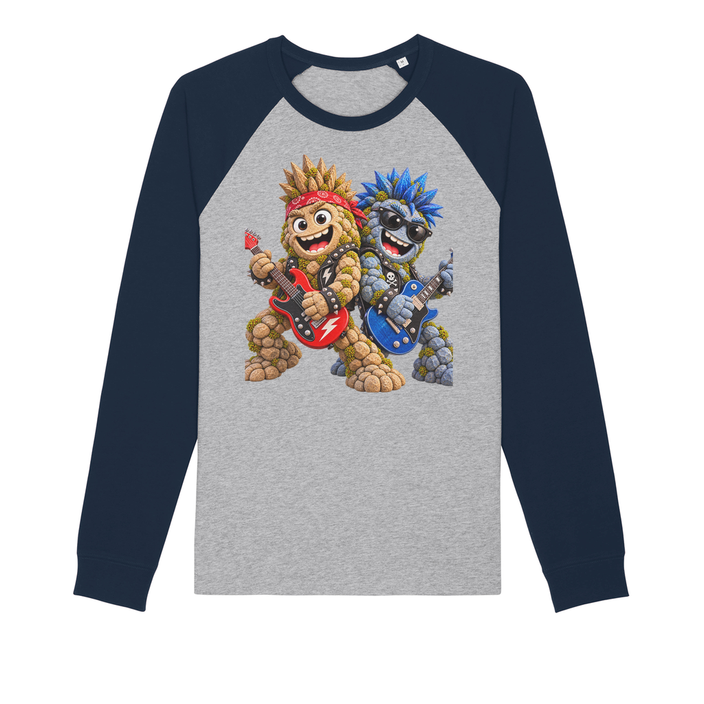 Falling Rocks COllection Premium Raglan Long Sleeve Shirt
